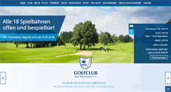 Desktop Screenshot of golfclub-bad-woerishofen.de